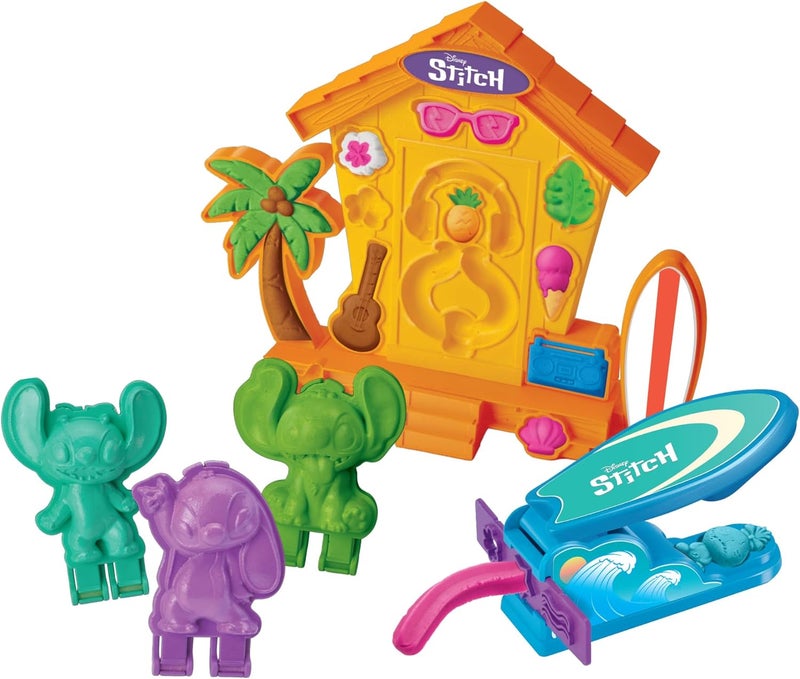 CrazArt Stitch Softee Dough Making Kit, Stitch Figure Maker Using Softee Dough Modeling Compound, Stitch Arts and Crafts Toy for Girls and Boys 3 and Up - Image 4